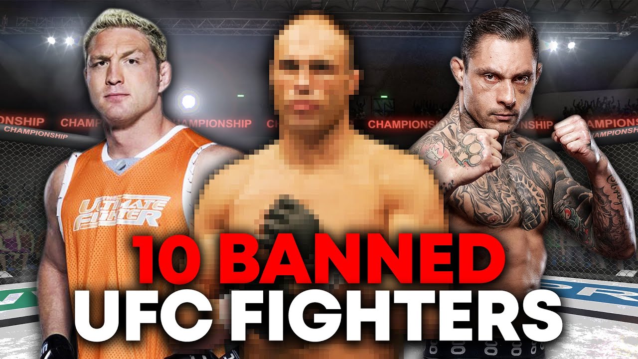 10 BANNED UFC Fighters You Didn't Know