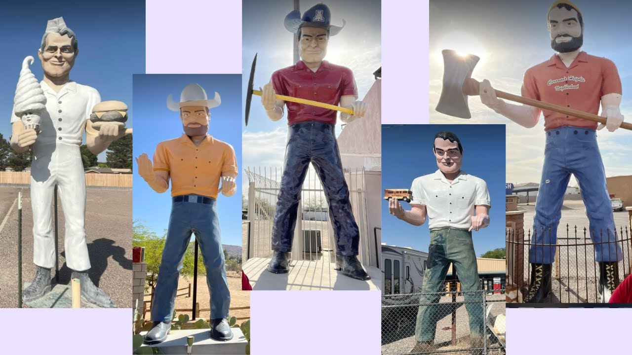 Muffler Man Statues from across the U.S.