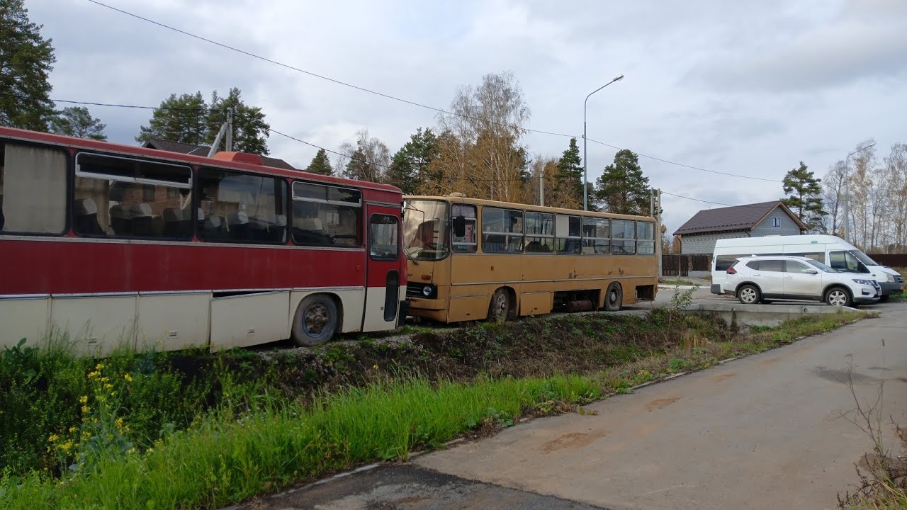 3 Автобуса в пос. Исток Икарус 260 , Икарус 250.59 , Икарус 260