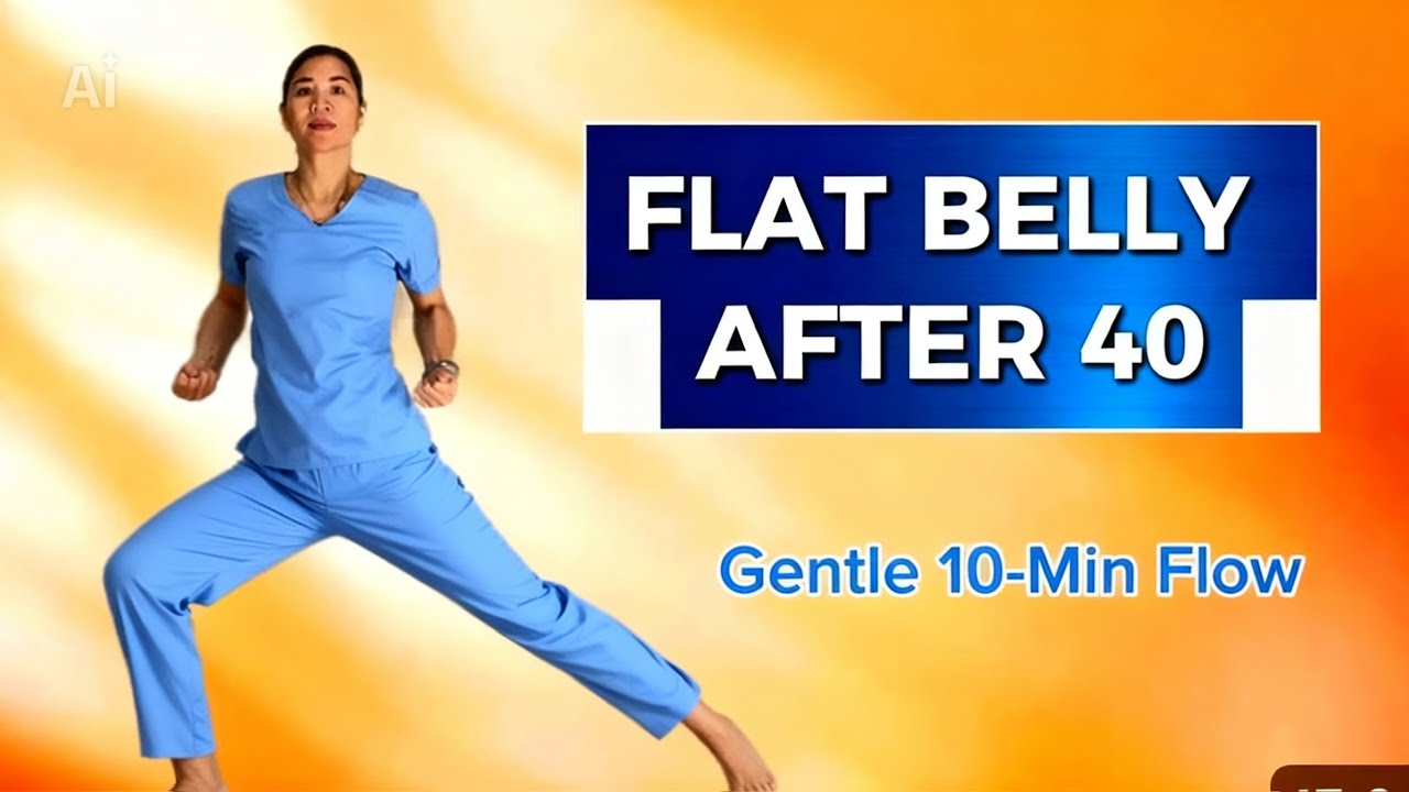 Tai Chi for Belly Fat & Lose Arm | Full 10-Min Workout to Tone & Slim Your core