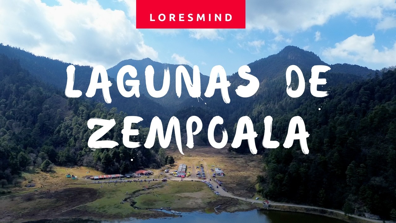 Sobrevolando las Lagunas de Zempoala como nunca lo habías visto