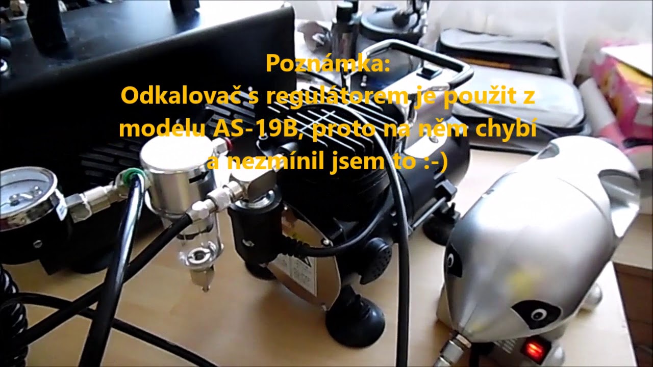 Porovnání kompresorů pro airbrush