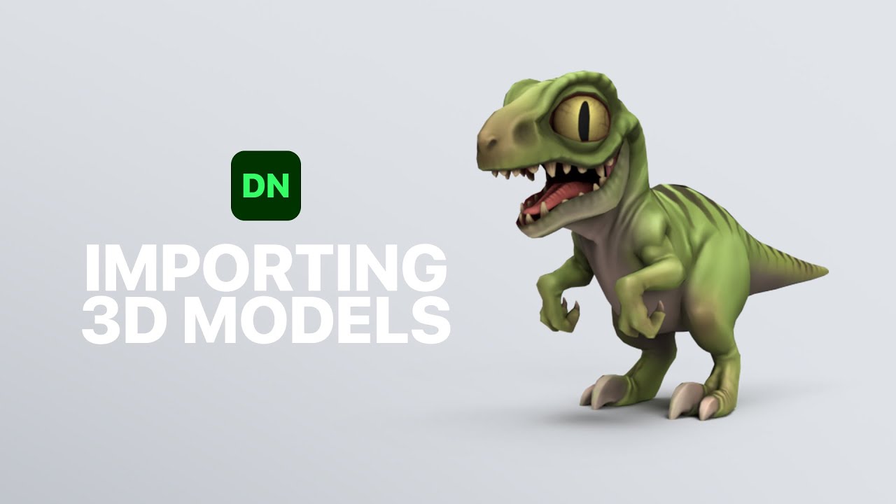 Import Custom Models (OBJ & FBX) in Adobe Dimension