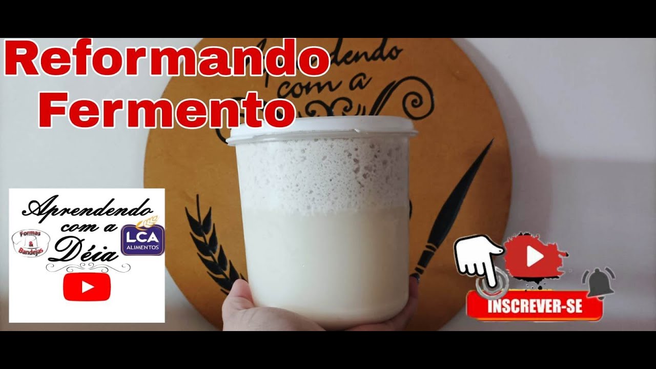 Reformando Fermento de Batata com Farinha