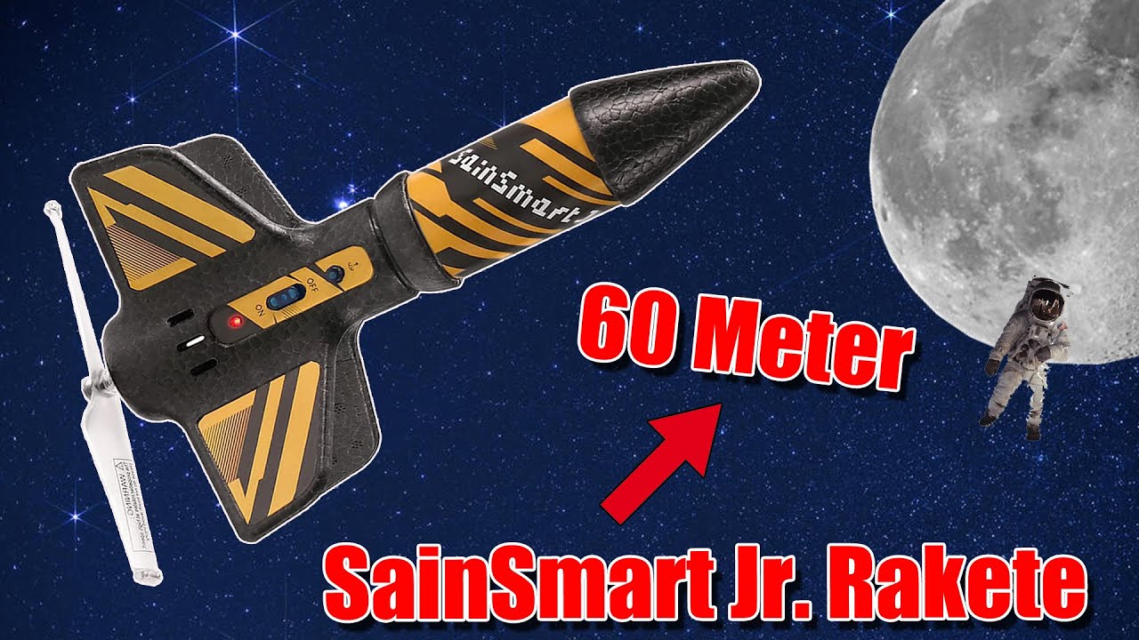 SainSmart Jr. Rakete -Motorisierte Rakete mit einer Höhe von 60 Metern [Vorstellung | dertestmichel]