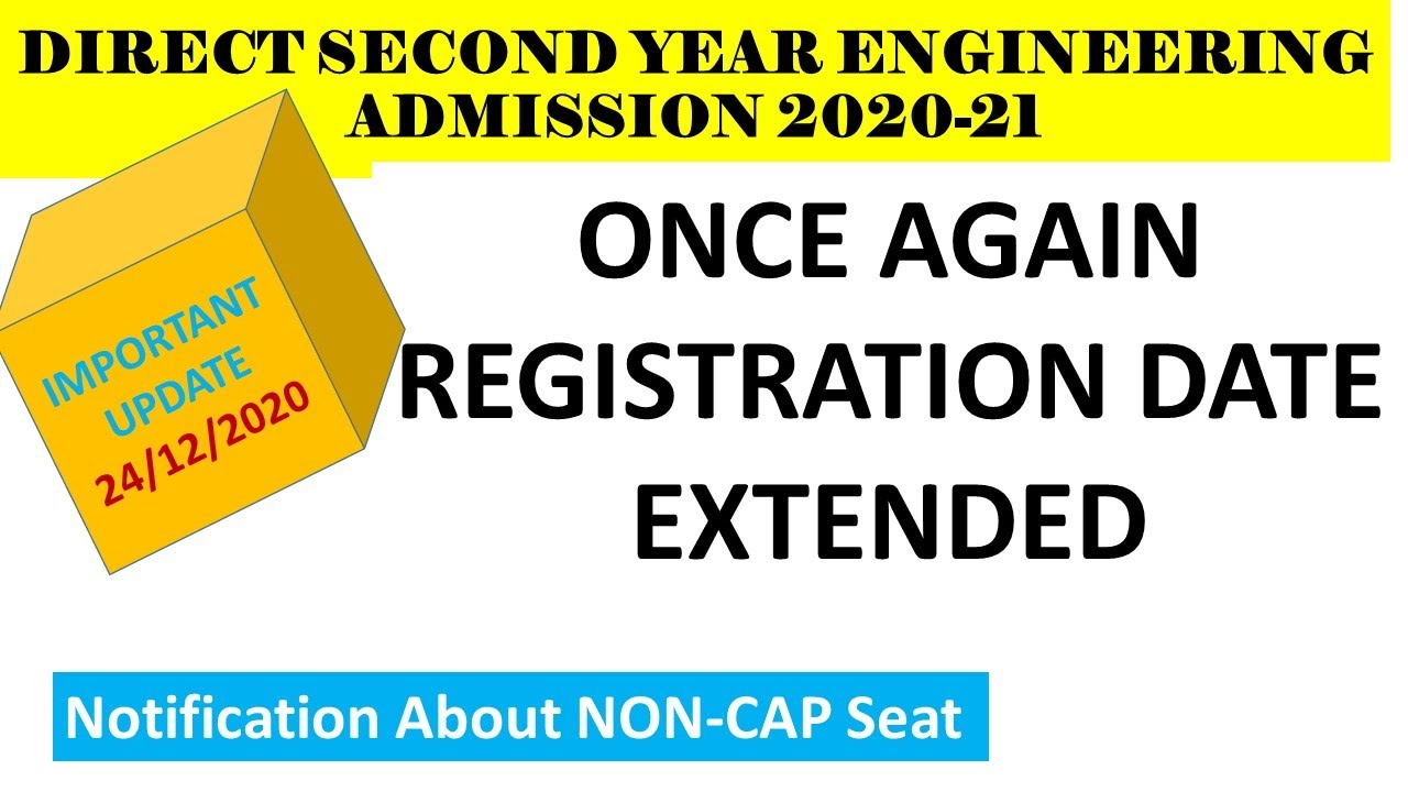 Engineering Admission 2020-21 Date Extended