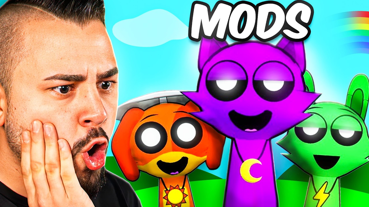 SPRUNKI spielen MIT MODS?! 😂