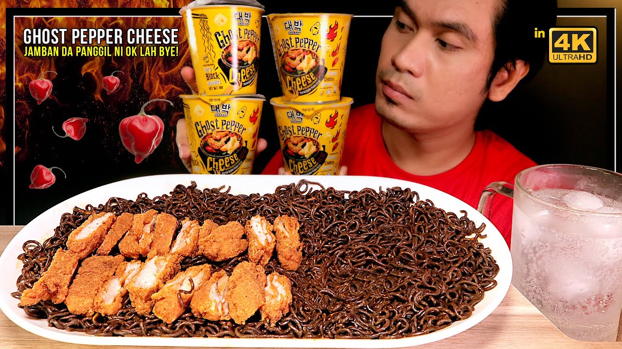 [NEW] MAMEE GHOST PEPPER CHEESE 🥵 | Mukbang Malaysia (jamban panggil dah ni bye!)