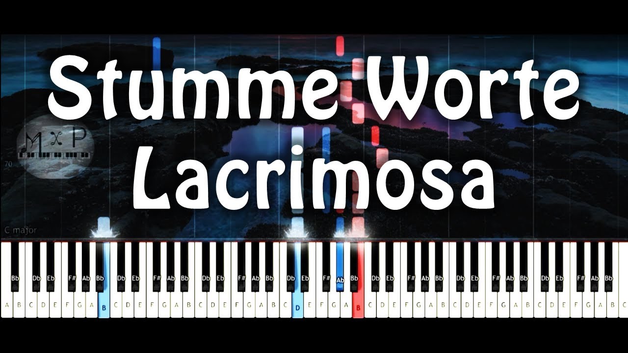 Lacrimosa - Stumme Worte Piano Cover