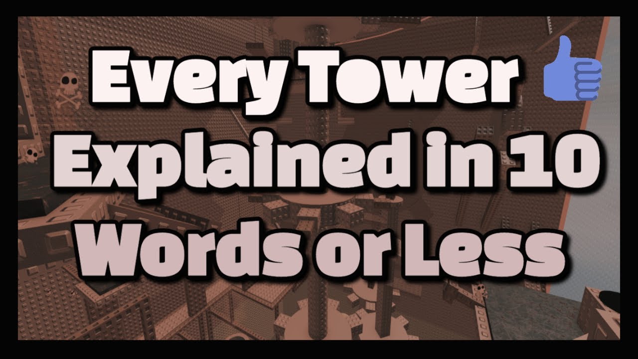 Every JToH Tower Explained In 10 Words Or Less | Roblox