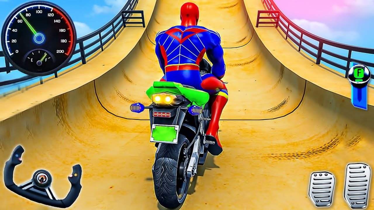 Bike Ramp Stunt - Bike game 3D - Bike Wala game 2025 - Android Gameplay #2