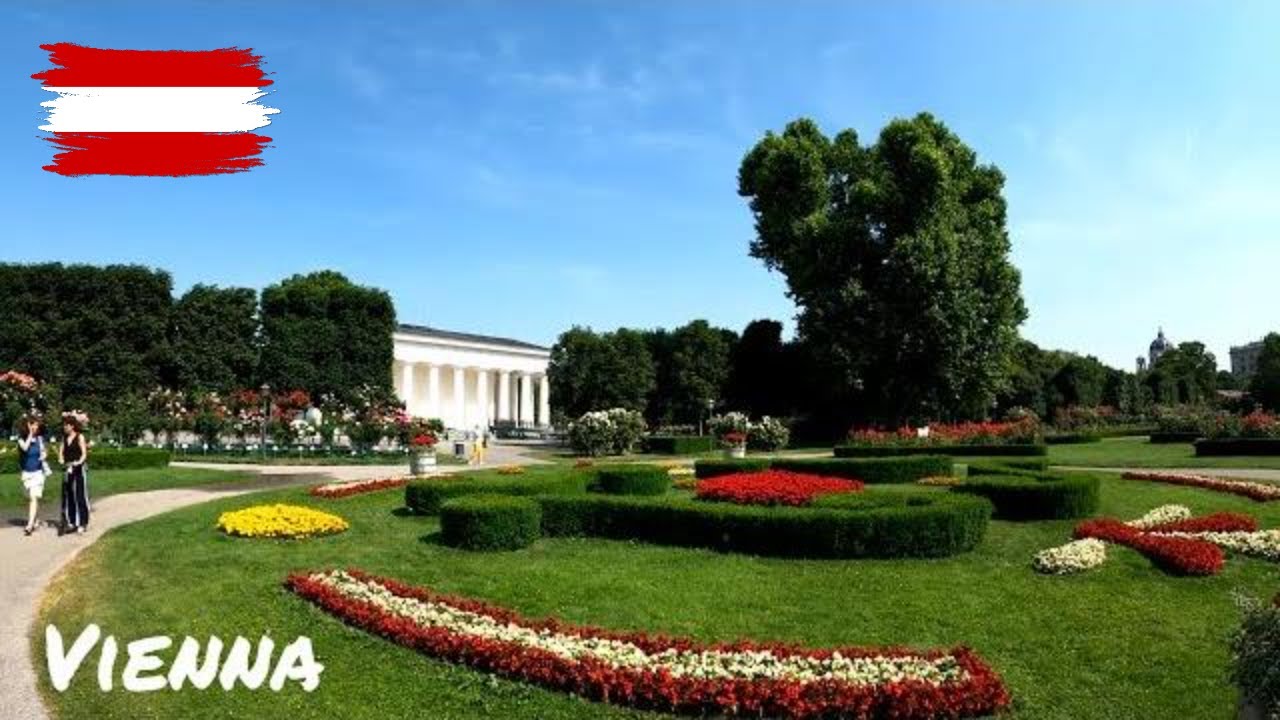 Volksgarten, Vienna Walking Tour | 4k