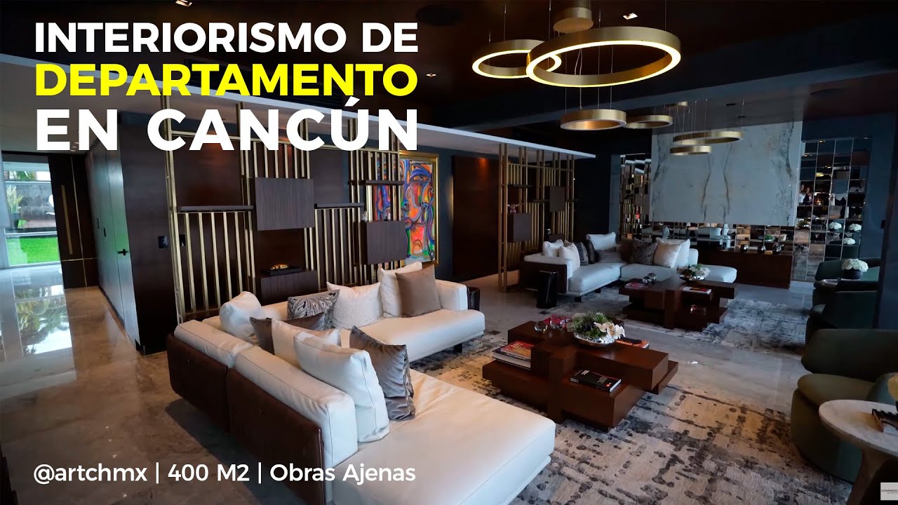 INTERIORISMO en DEPARTAMENTO 🌴 CANC&Uacute;N | Visitando Departamentos | @artchmx