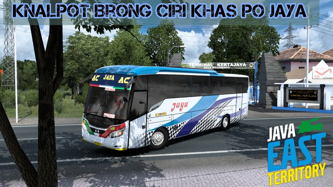 Ciri Khas Knalpot Ngorok Suooss Dorr !! PO Jaya ATB Surabaya - Ponorogo | ETS 1.44 | Map Javajet 0.3