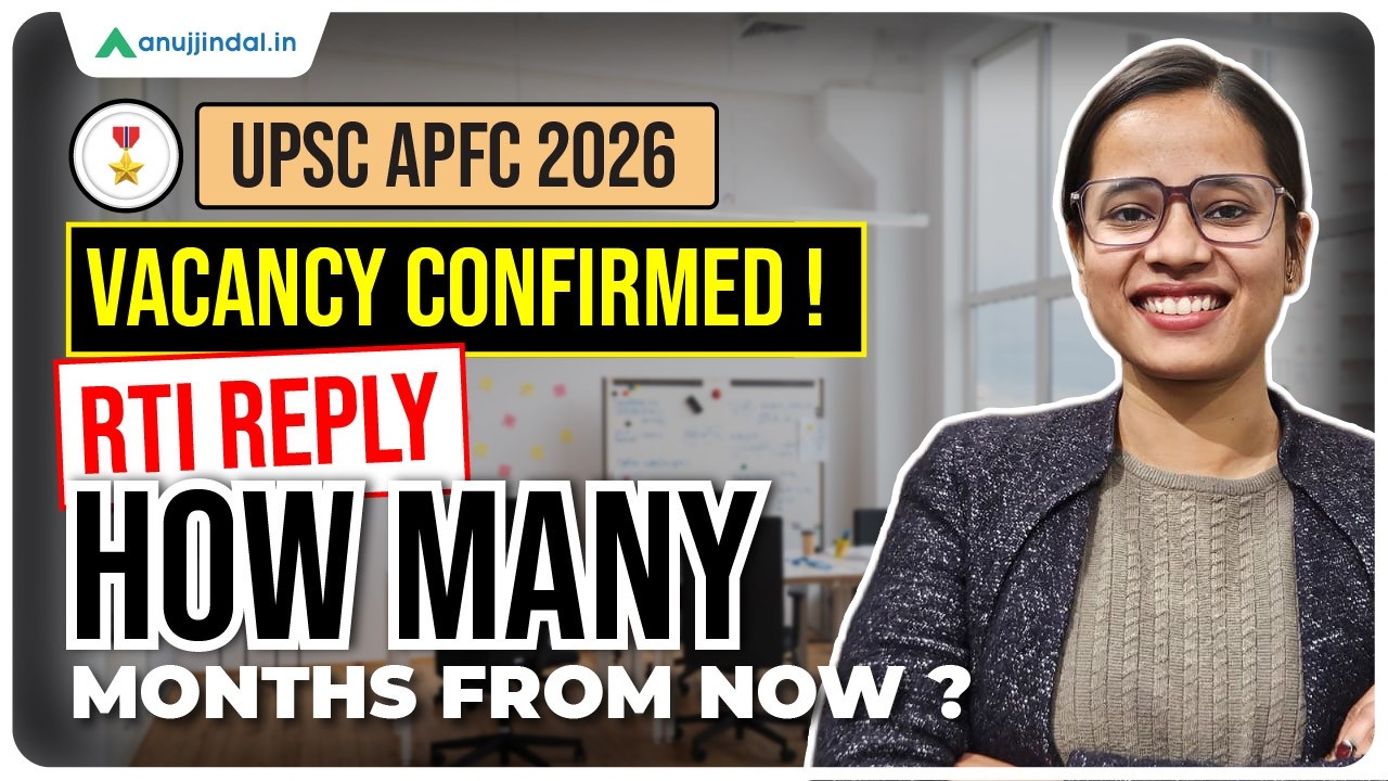 UPSC APFC 2026 Vacancy Confirmed | APFC | UPSC EPFO APFC Preparation Strategy Anuj Jindal