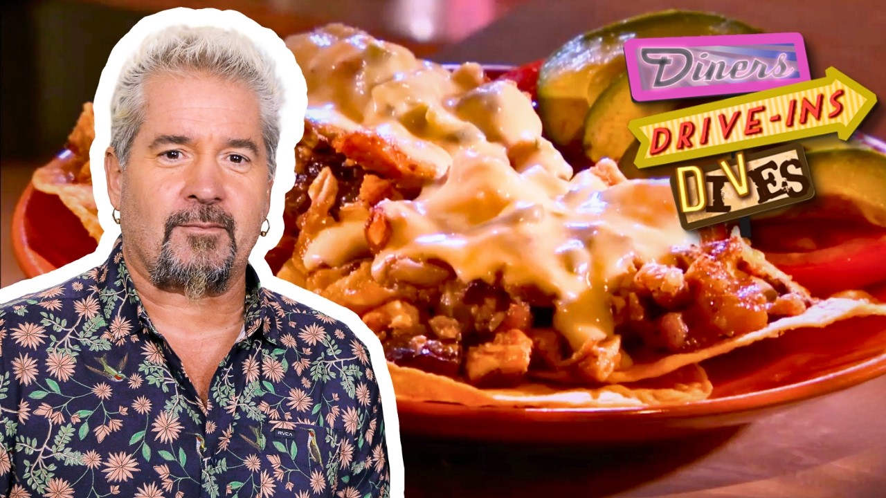 Guy Fieri Tears Up Texas Tacos 🌮 | Diners, Drive-Ins and Dives | Food Network