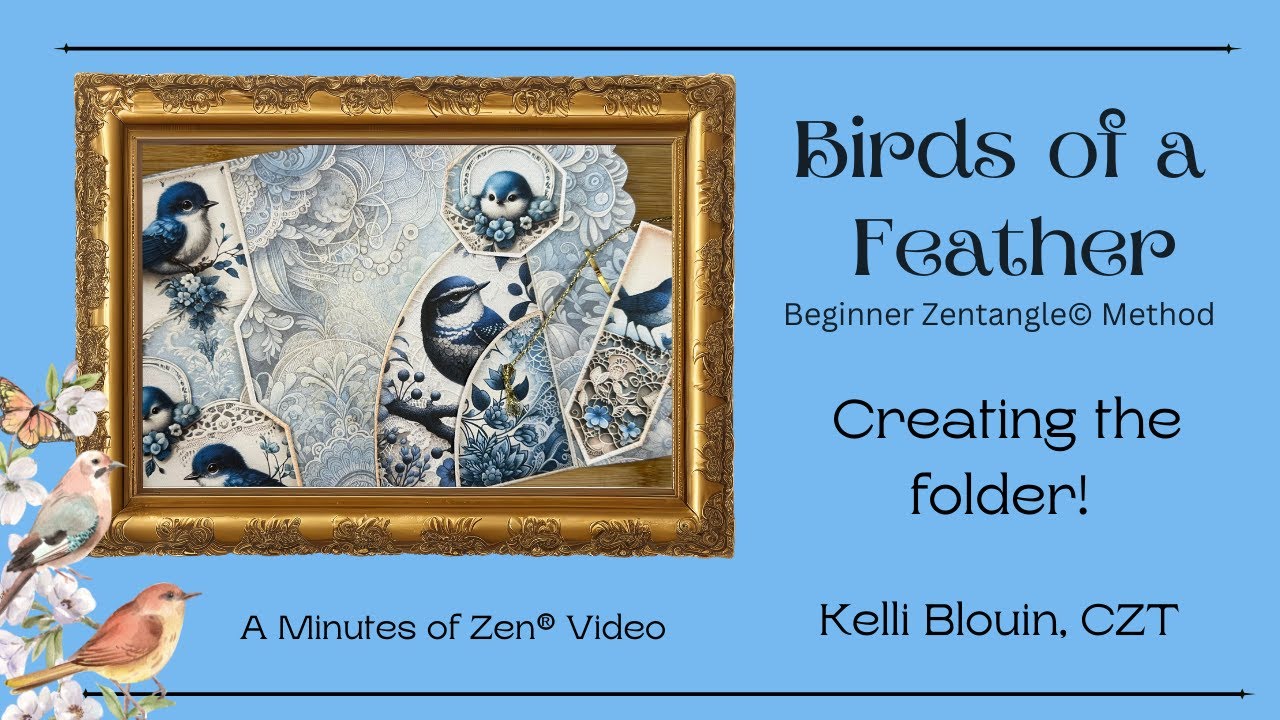 Beginner Zentangle® - Birds of a Feather - Introductory Video