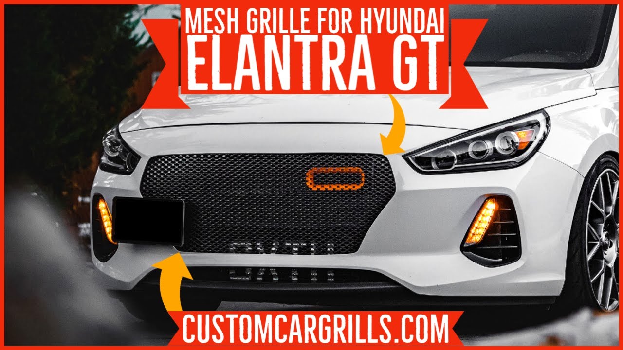 Complete Install Guide for Mesh Grilles on a Hyundai Elantra GT by customcargrills.com