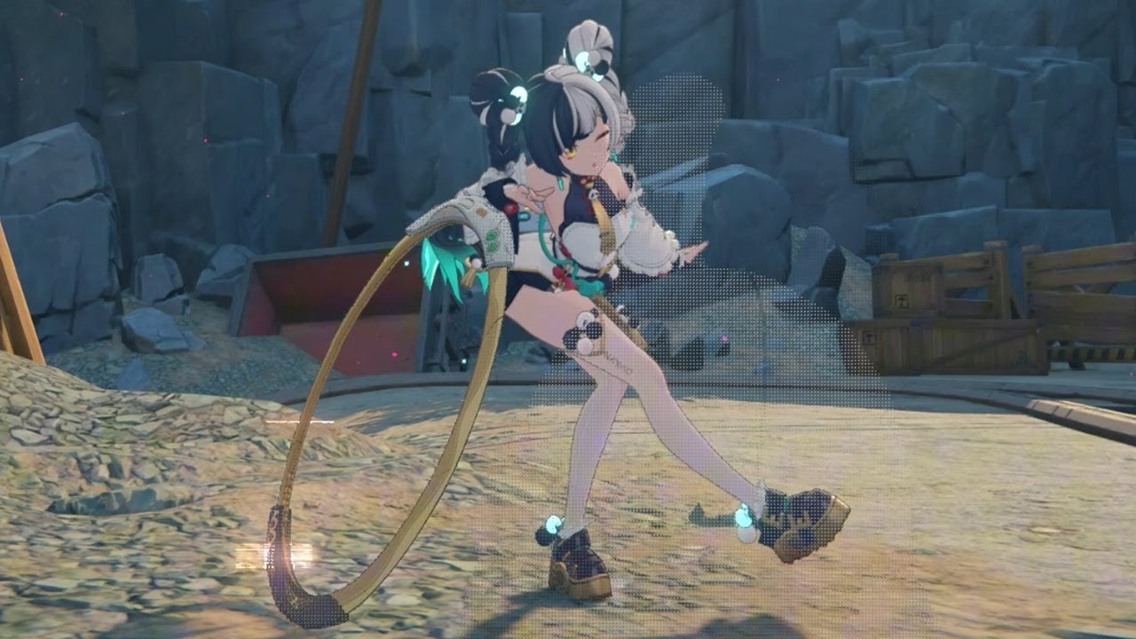 Dialyn Basic Attack Slow Motion Animation Zenless Zone Zero