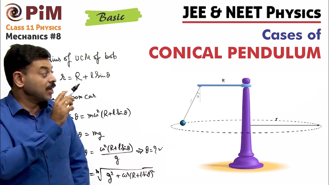 Circular Motion- Conical Pendulum | Class 11 Physics for JEE & NEET | Mechanics #PhysicsGalaxyPIM