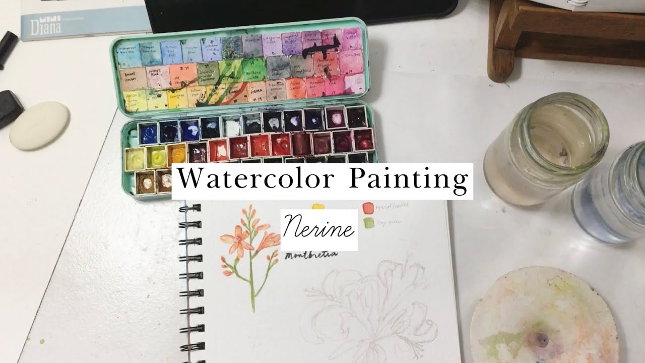 Watercolor Painitng | Nerine