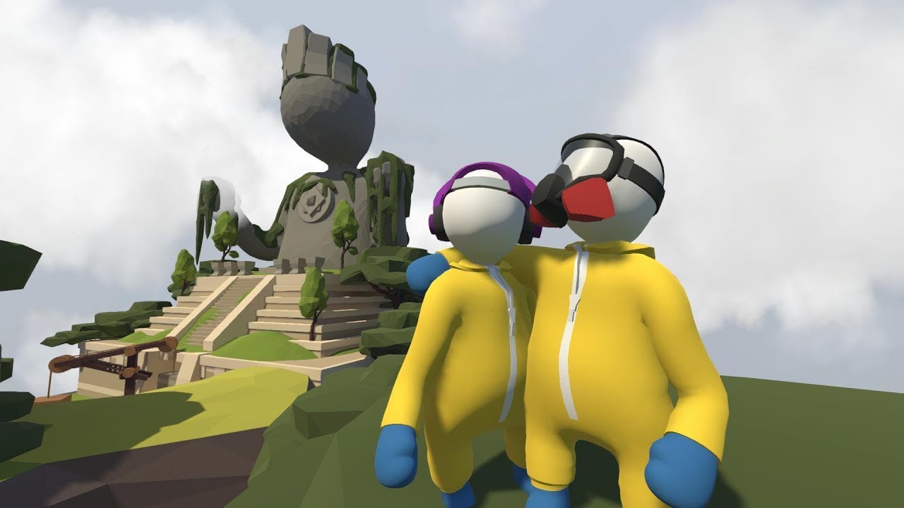 DOMINATING the AZTEC RUINS! - Human Fall Flat Multiplayer Gameplay