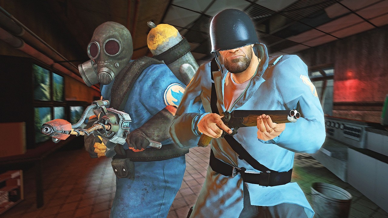 Half Fortress 2 - Реализм/Экшен в Gmod
