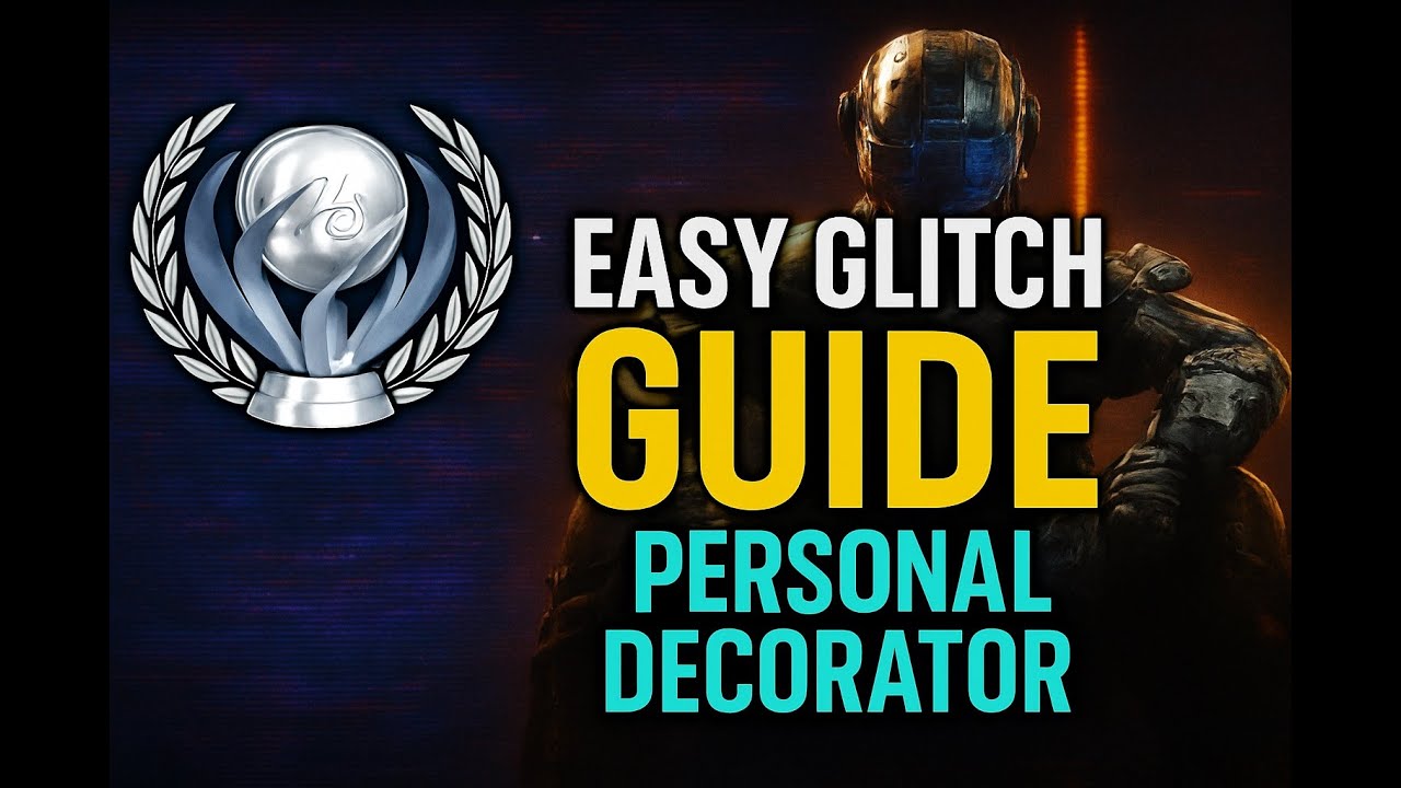 Personal Decorator Trophy Guide - Glitch Easy Method - Black Ops 3