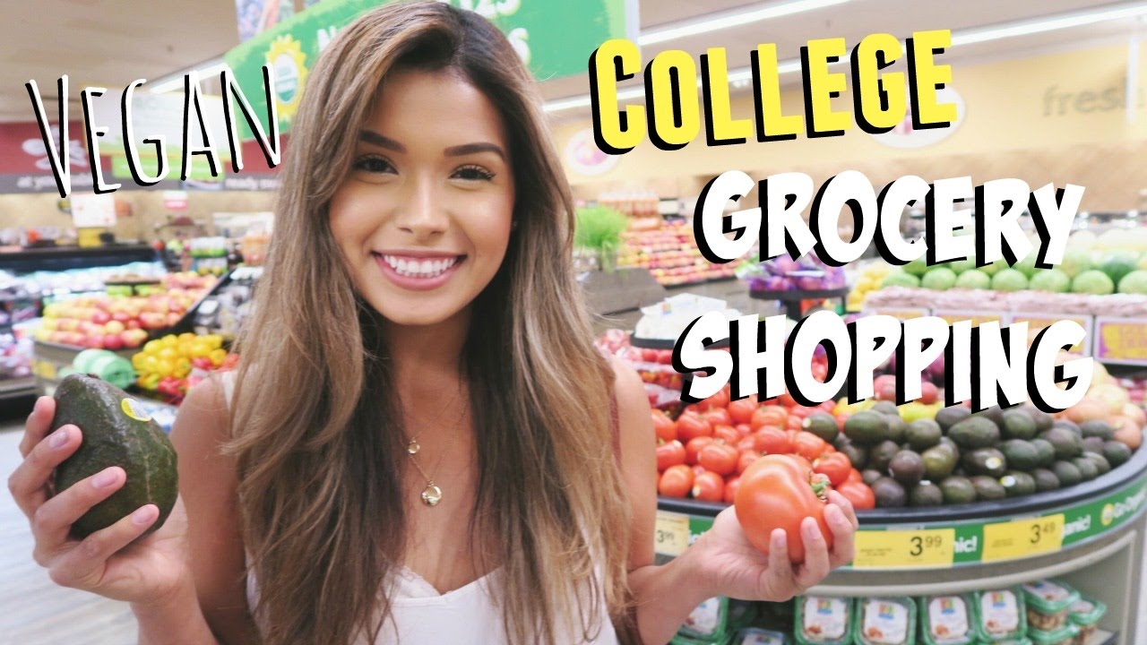 VEGAN GROCERY SHOPPING | College Student