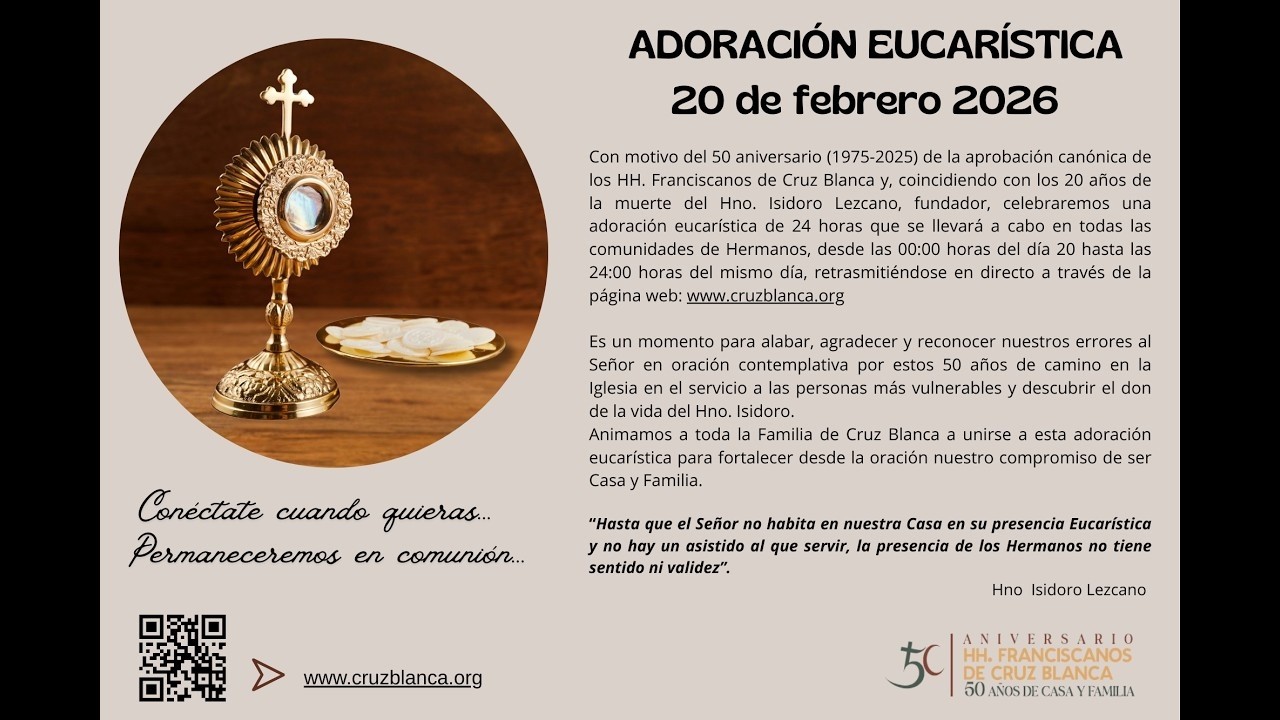 Desde Arahal ADORACIÓN EUCARÍSTICA