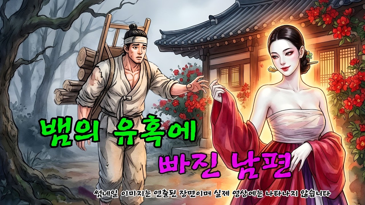 뱀 요괴의 유혹에 빠진 남편을 구한 조강지처 아내ㅣ옛날이야기 ㅣ민담 ㅣ오디오북ㅣ전설ㅣ설화 ㅣ야담