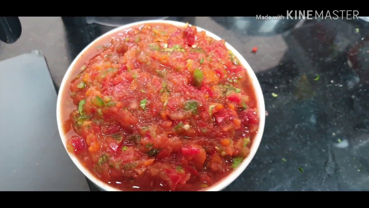 Salsa and Nachos without onion and garlic (homemade)