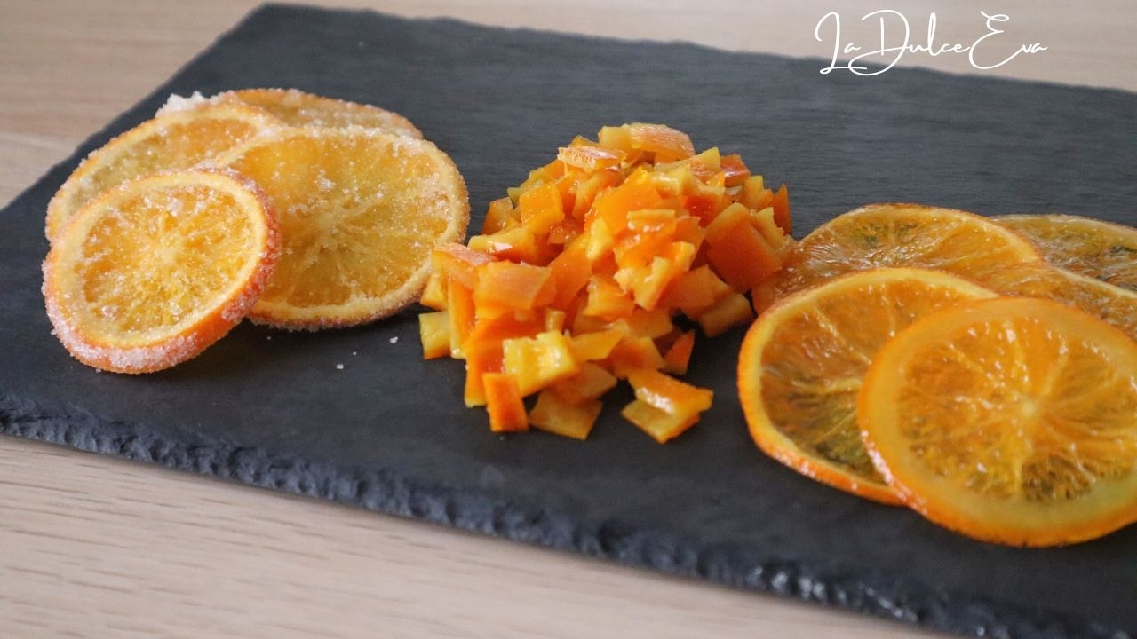 Naranja Confitada y Escarchada / No amarga @ladulceeva