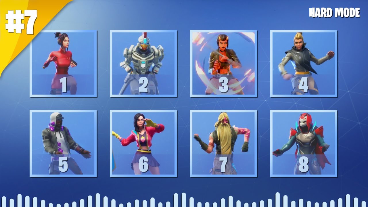 ADIVINA EL BAILE DE FORTNITE POR SU MUSICA - PARTE #7 - MODO DIFICIL | tusadivi