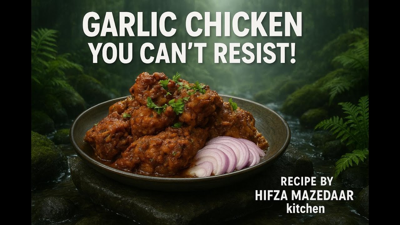 Garlic Chicken Recipe🍗 🧄| Easy Indo -Chinese Chicken Recipe 🌶️ | Waah bhai Waah Special ✨