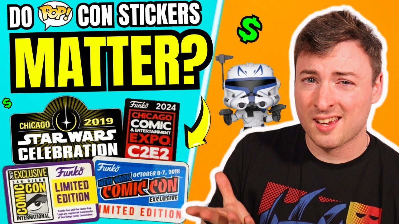 Do Funko Pop Comic Con Stickers MATTER??