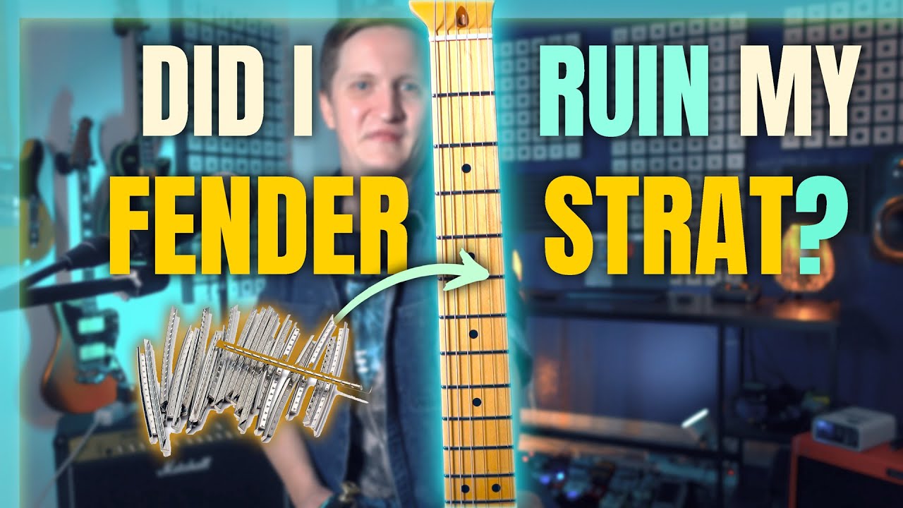 Stainless Steel Frets on a Strat?! Did I Mess Up?