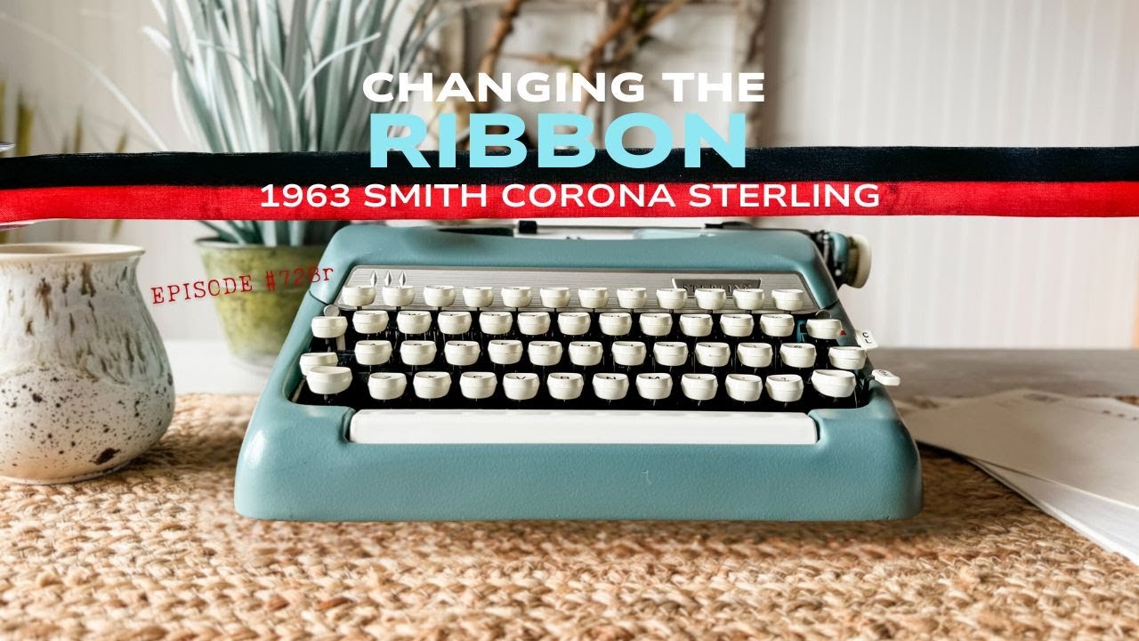 Замена ленты в пишущей машинке Smith Corona Sterling 1963 года