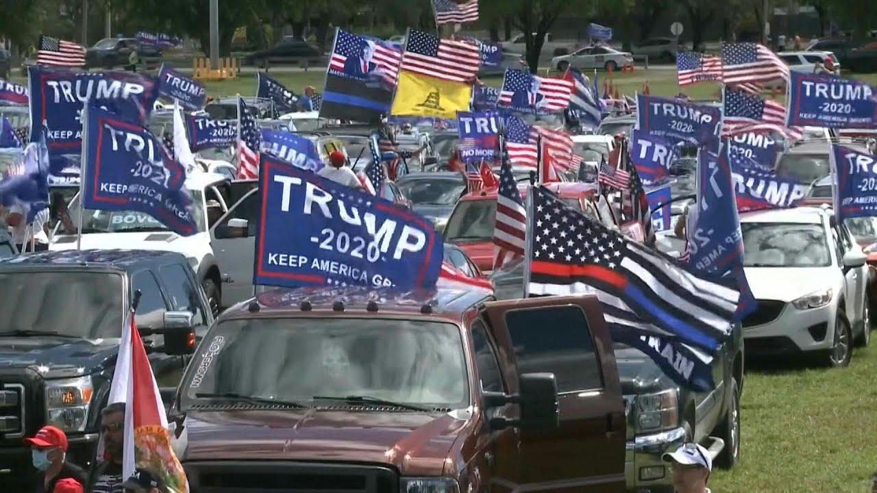 Trump supporters in battleground Florida stage ‘Trump Victory’ caravan | AFP