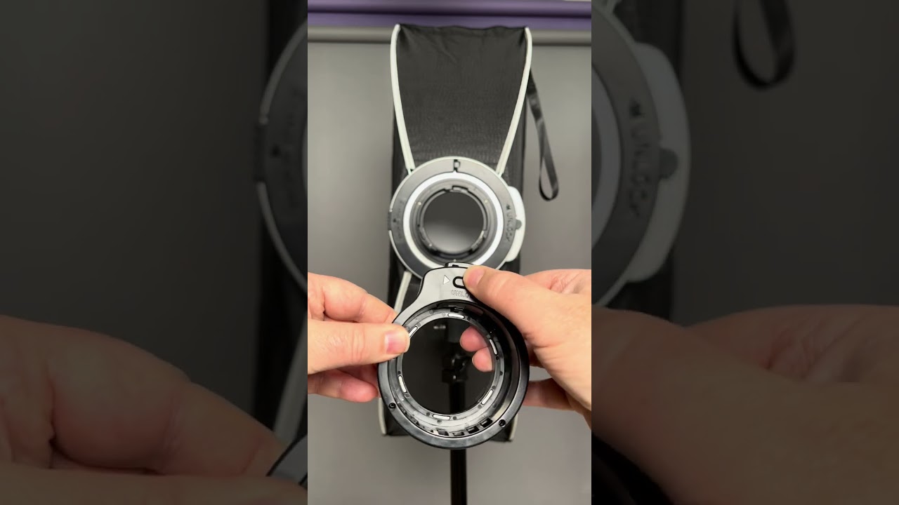 SMDV FLIP C adapter to fit the Godox AD100Pro