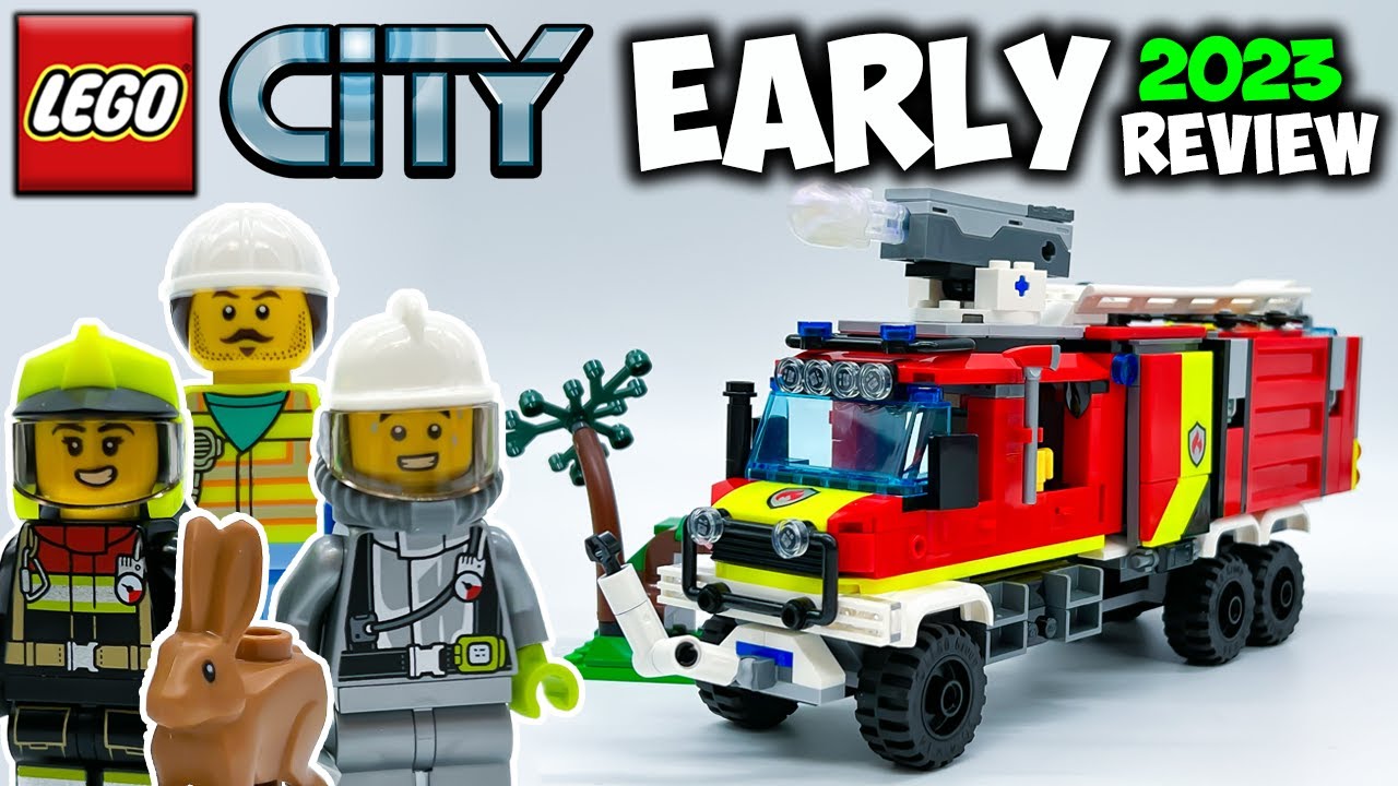 2023 LEGO Fire Command Truck EARLY Review! LEGO City Set 60374