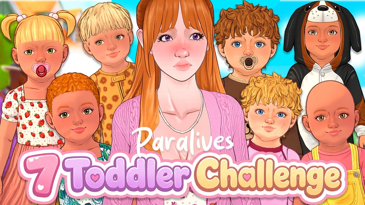 ЧЕЛЛЕНДЖ С 7 МАЛЫШАМИ в Paralives! 👶🏡
