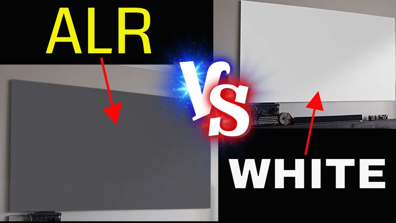 Какой проекционный экран лучше? Vivid Storm ALR и Amazon White Screen: сравнение!