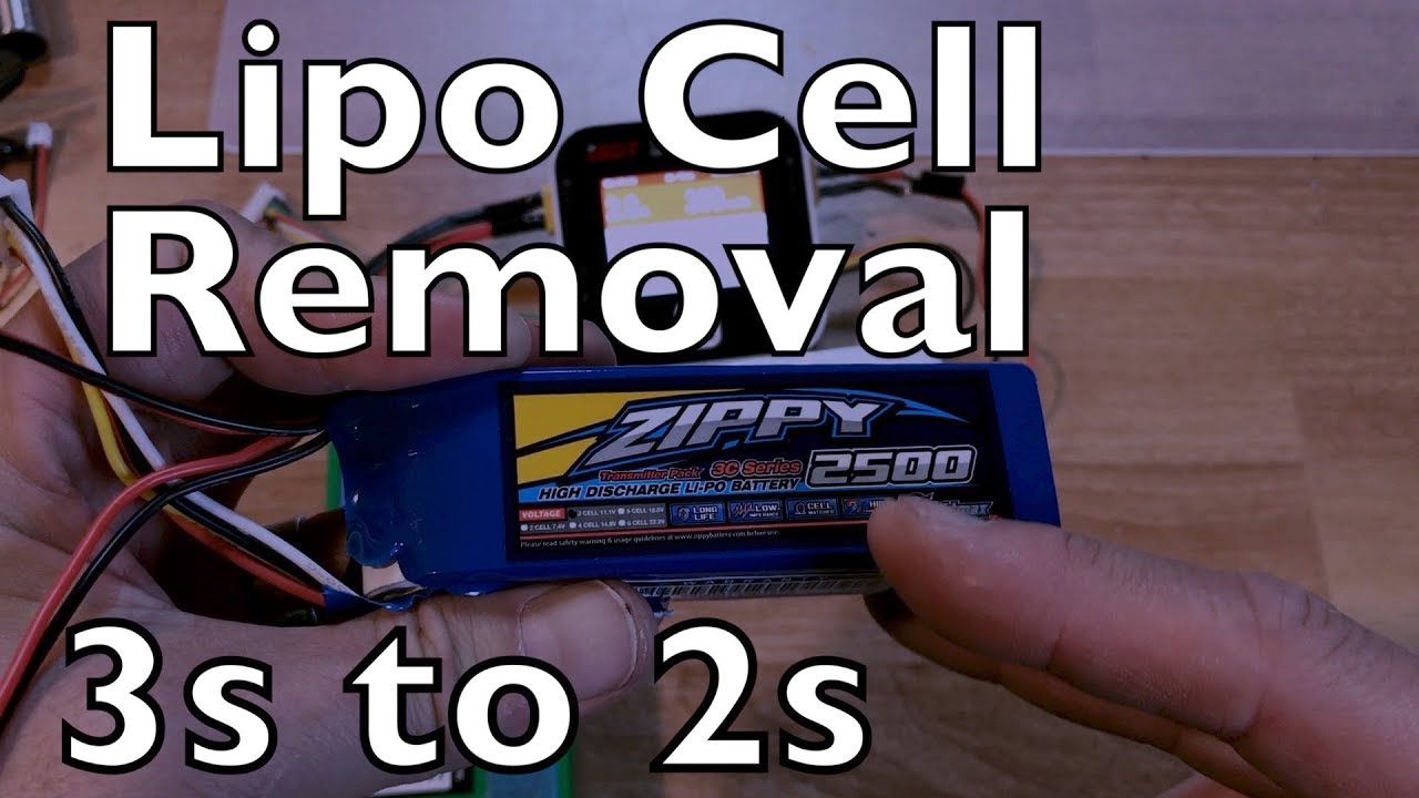 Removing A Lipo Cell 3s to 2s