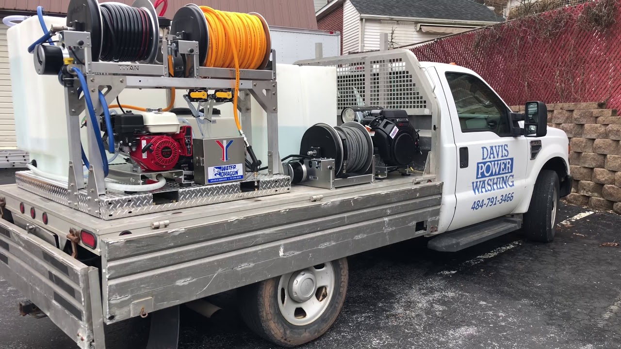 Pressure Washing and SoftWash Flatbed Truck Build