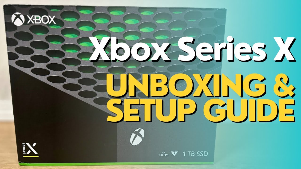 Руководство по распаковке и настройке Xbox Series X