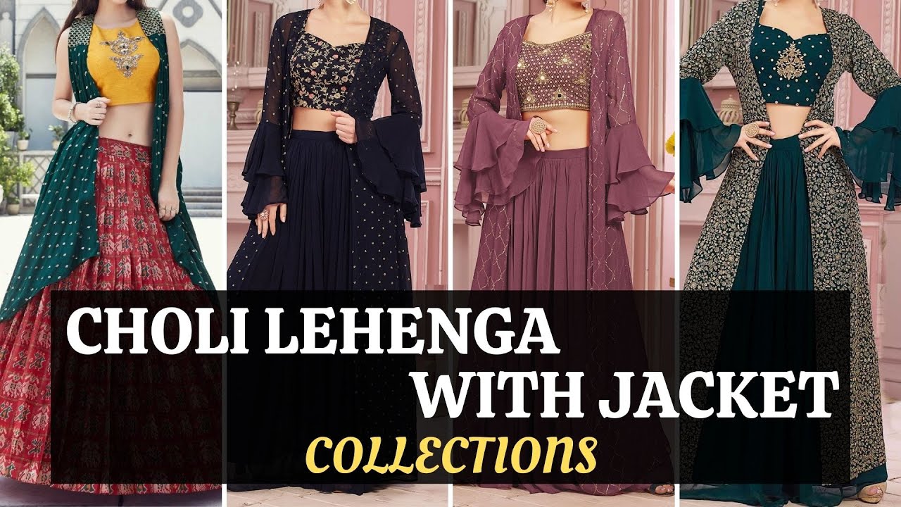 Designer Lehenga With Jacket | Lehenga Design 2021 | Choli Lehenga | Blossom Trends