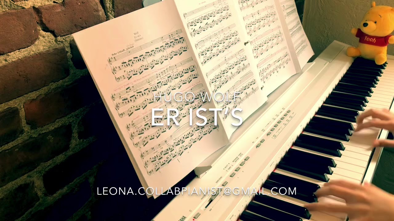 Wolf: Er ist’s (Piano Accompaniment G major)