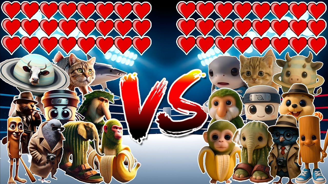 All Italian Brainrot Memes vs All Baby Italian Brainrot Memes! Meme Battle