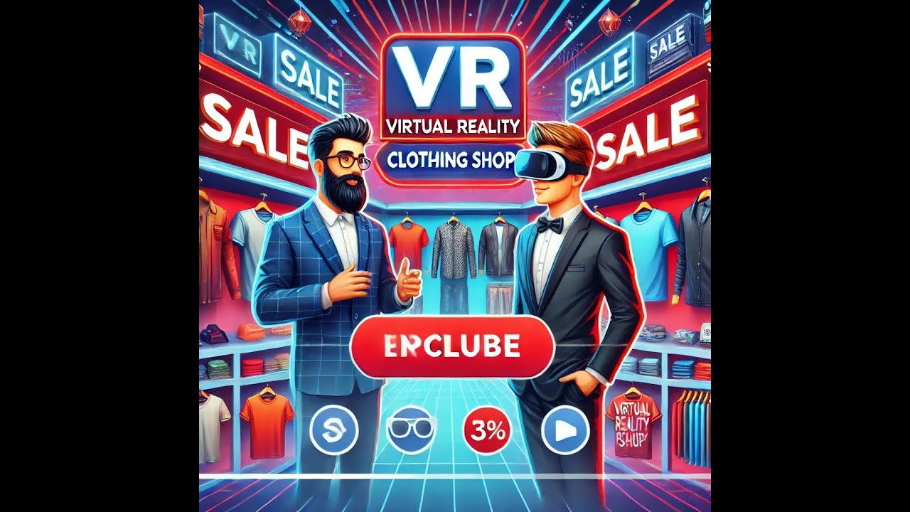 Immersive Virtual Reality Clothing Shop - AI Interactions in VR!